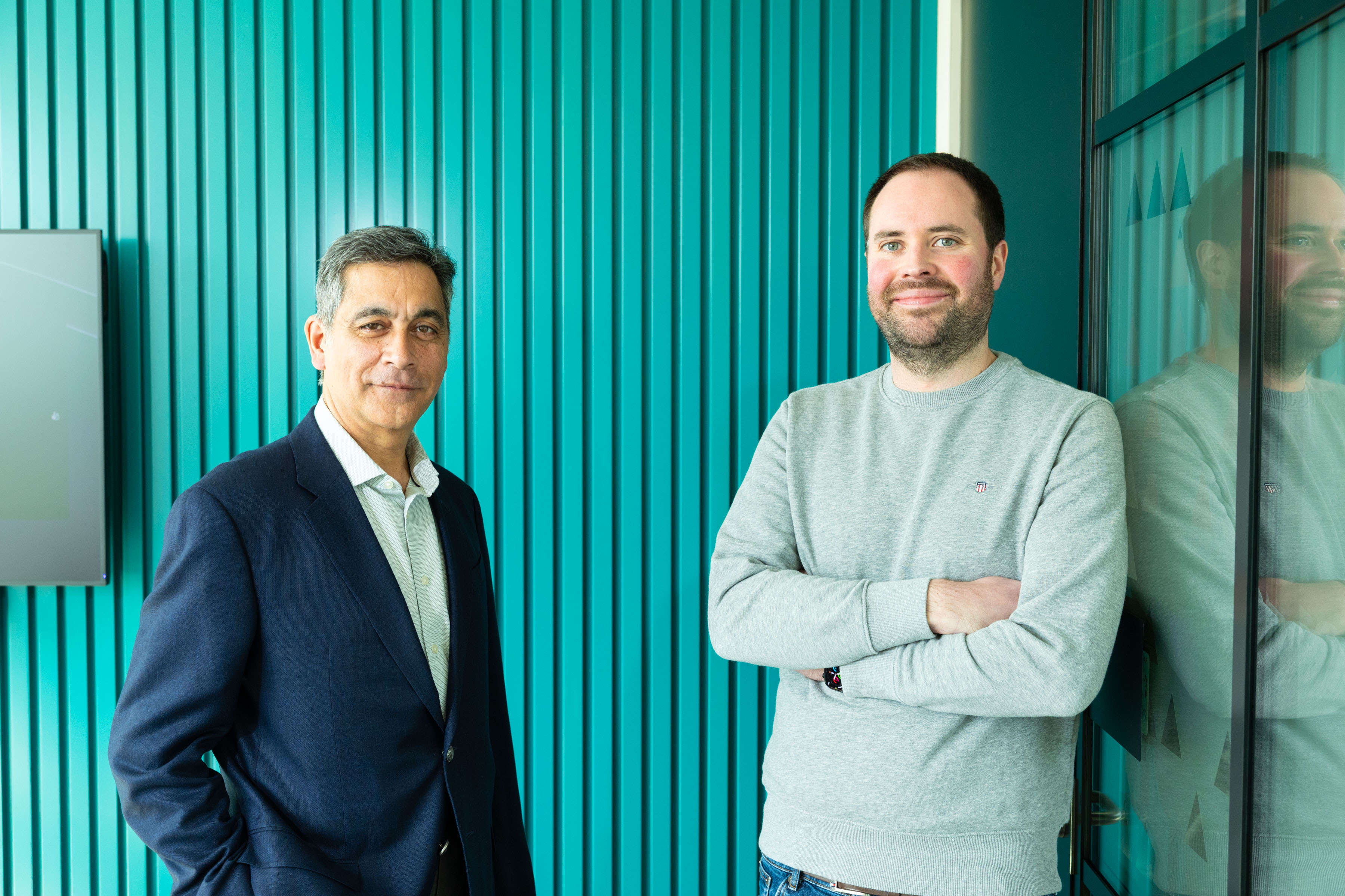 Roop Singh CEO Version 1 and Euan Andrews CEO CreateFuture